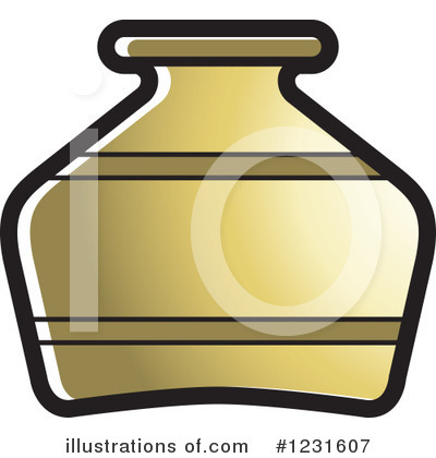 Royalty-Free (RF) Vase Clipart Illustration by Lal Perera - Stock Sample #1231607