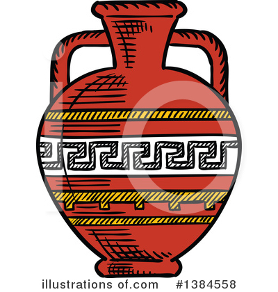 Royalty-Free (RF) Vase Clipart Illustration by Vector Tradition SM - Stock Sample #1384558