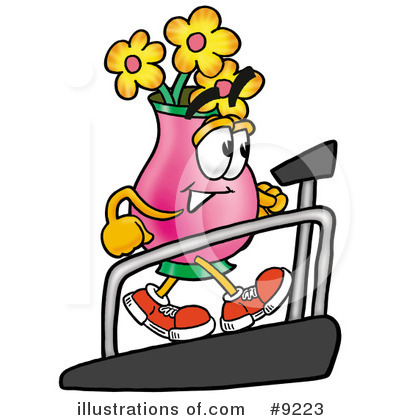 Royalty-Free (RF) Vase Of Flowers Clipart Illustration by Mascot Junction - Stock Sample #9223
