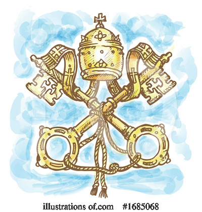 Royalty-Free (RF) Vatican Clipart Illustration by Domenico Condello - Stock Sample #1685068