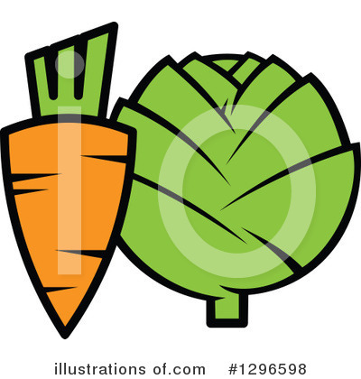 Royalty-Free (RF) Vegetable Clipart Illustration by Vector Tradition SM - Stock Sample #1296598