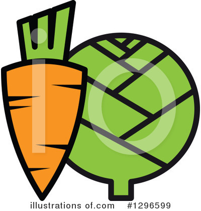 Royalty-Free (RF) Vegetable Clipart Illustration by Vector Tradition SM - Stock Sample #1296599