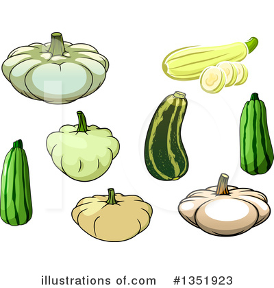 Royalty-Free (RF) Vegetable Clipart Illustration by Vector Tradition SM - Stock Sample #1351923