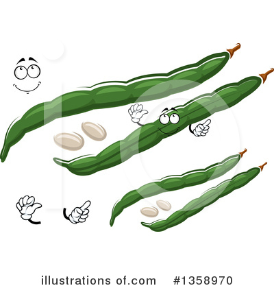 Royalty-Free (RF) Vegetable Clipart Illustration by Vector Tradition SM - Stock Sample #1358970