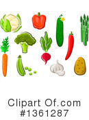 Vegetable Clipart #1361287 by Vector Tradition SM