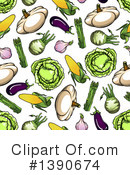 Vegetable Clipart #1390674 by Vector Tradition SM