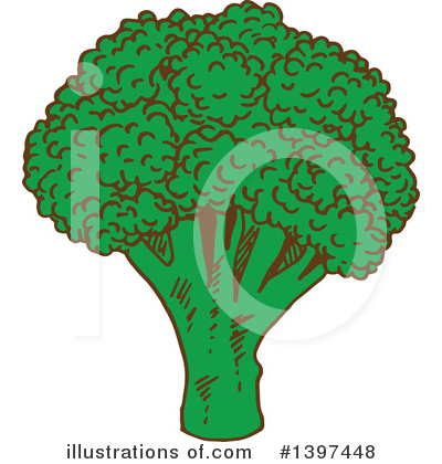 Royalty-Free (RF) Vegetable Clipart Illustration by Vector Tradition SM - Stock Sample #1397448
