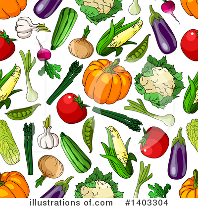 Asparagus Clipart #1403304 by Vector Tradition SM