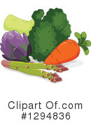 Vegetables Clipart #1294836 by Pushkin