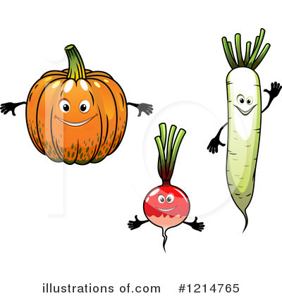 Royalty-Free (RF) Veggie Clipart Illustration by Vector Tradition SM - Stock Sample #1214765