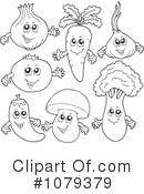 Veggies Clipart #1079379 by visekart