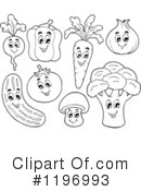 Veggies Clipart #1196993 by visekart