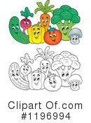 Veggies Clipart #1196994 by visekart
