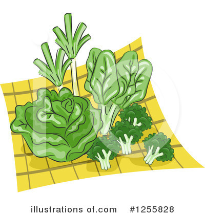Royalty-Free (RF) Veggies Clipart Illustration by BNP Design Studio - Stock Sample #1255828