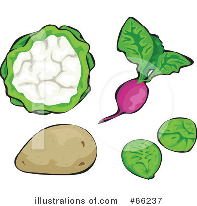 Royalty-Free (RF) Veggies Clipart Illustration by Prawny - Stock Sample #66237
