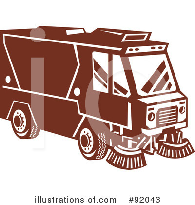 Street Sweeper Clipart #92043 by patrimonio
