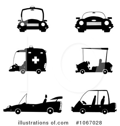 Police Car Clipart #1067028 by Hit Toon