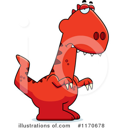 Royalty-Free (RF) Velociraptor Clipart Illustration by Cory Thoman - Stock Sample #1170678