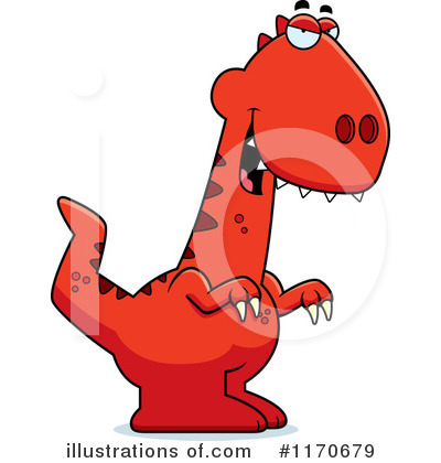 Royalty-Free (RF) Velociraptor Clipart Illustration by Cory Thoman - Stock Sample #1170679