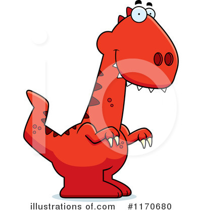Royalty-Free (RF) Velociraptor Clipart Illustration by Cory Thoman - Stock Sample #1170680