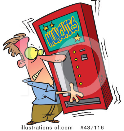 Royalty-Free (RF) Vending Machine Clipart Illustration by toonaday - Stock Sample #437116