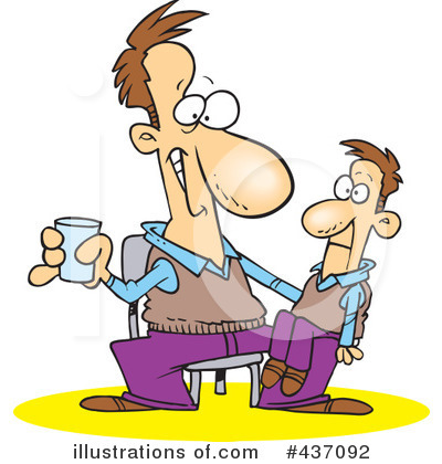 Royalty-Free (RF) Ventriloquist Clipart Illustration by toonaday - Stock Sample #437092