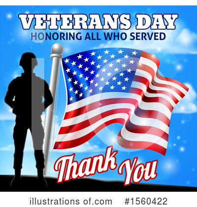 Veterans Day Clipart #1560422 by AtStockIllustration