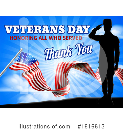 Veterans Day Clipart #1616613 by AtStockIllustration