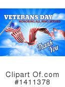 Veterans Day Clipart #1411378 by AtStockIllustration