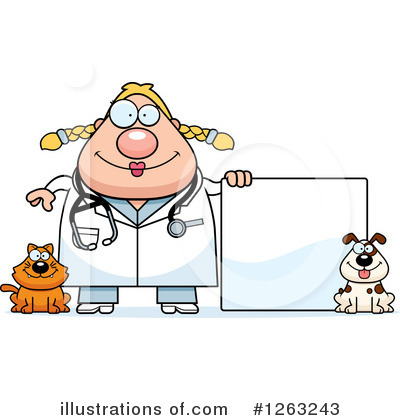 Royalty-Free (RF) Veterinarian Clipart Illustration by Cory Thoman - Stock Sample #1263243