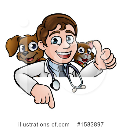 Royalty-Free (RF) Veterinarian Clipart Illustration by AtStockIllustration - Stock Sample #1583897