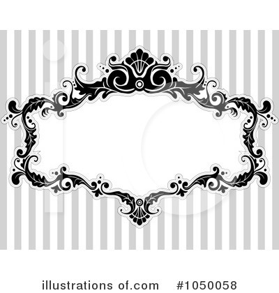Royalty-Free (RF) Victorian Frame Clipart Illustration by BNP Design Studio - Stock Sample #1050058