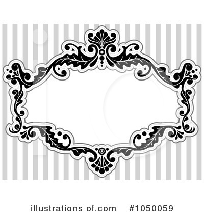 Royalty-Free (RF) Victorian Frame Clipart Illustration by BNP Design Studio - Stock Sample #1050059