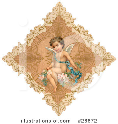 Royalty-Free (RF) Victorian Valentine Clipart Illustration by OldPixels - Stock Sample #28872