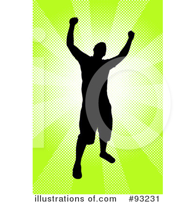 Royalty-Free (RF) Victory Clipart Illustration by Arena Creative - Stock Sample #93231
