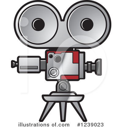 Royalty-Free (RF) Video Camera Clipart Illustration by Lal Perera - Stock Sample #1239023