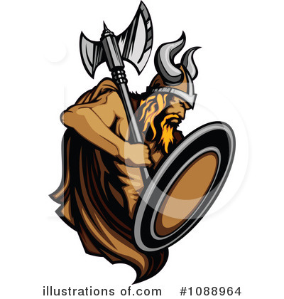 Royalty-Free (RF) Viking Clipart Illustration by Chromaco - Stock Sample #1088964