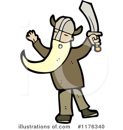 Royalty-Free (RF) Viking Clipart Illustration by lineartestpilot - Stock Sample #1176340