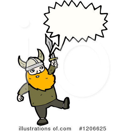 Royalty-Free (RF) Viking Clipart Illustration by lineartestpilot - Stock Sample #1206625