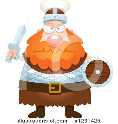 Royalty-Free (RF) Viking Clipart Illustration by Cory Thoman - Stock Sample #1231425