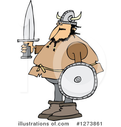 Royalty-Free (RF) Viking Clipart Illustration by djart - Stock Sample #1273861