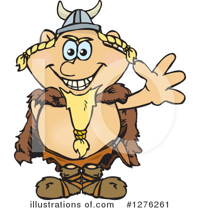 Royalty-Free (RF) Viking Clipart Illustration by Dennis Holmes Designs - Stock Sample #1276261