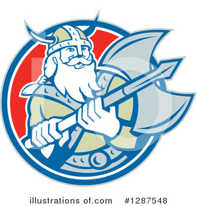 Royalty-Free (RF) Viking Clipart Illustration by patrimonio - Stock Sample #1287548