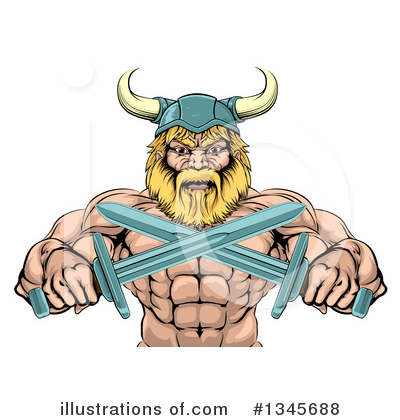 Royalty-Free (RF) Viking Clipart Illustration by AtStockIllustration - Stock Sample #1345688