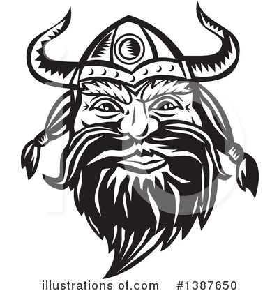 Royalty-Free (RF) Viking Clipart Illustration by patrimonio - Stock Sample #1387650