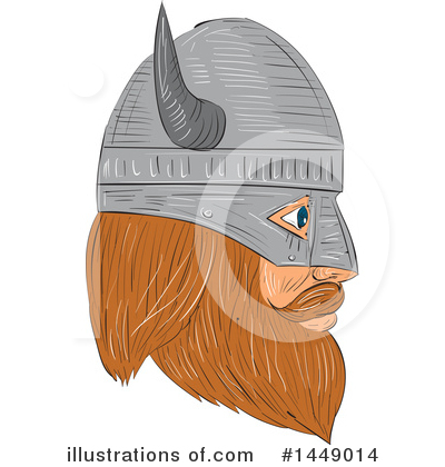 Royalty-Free (RF) Viking Clipart Illustration by patrimonio - Stock Sample #1449014