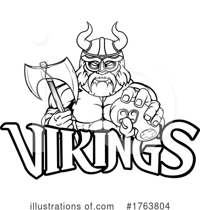 Royalty-Free (RF) Viking Clipart Illustration by AtStockIllustration - Stock Sample #1763804