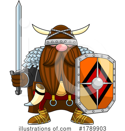 Royalty-Free (RF) Viking Clipart Illustration by Hit Toon - Stock Sample #1789903