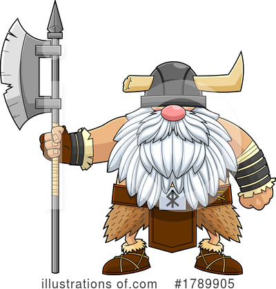 Royalty-Free (RF) Viking Clipart Illustration by Hit Toon - Stock Sample #1789905