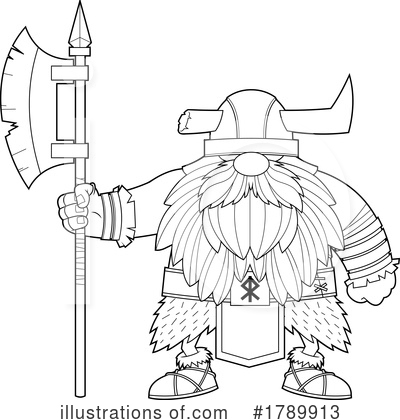 Royalty-Free (RF) Viking Clipart Illustration by Hit Toon - Stock Sample #1789913